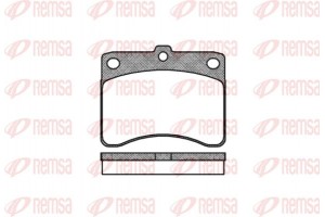 Remsa Σετ τακάκια, Δισκόφρενα - 0232.00