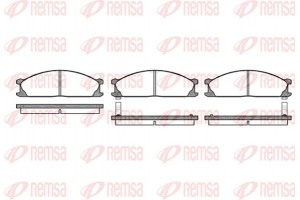 Remsa Σετ τακάκια, Δισκόφρενα - 0236.02