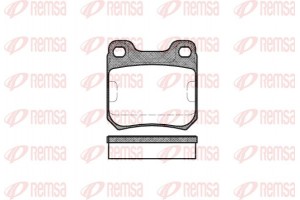 Remsa Σετ τακάκια, Δισκόφρενα - 0239.00