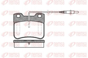 Remsa Σετ τακάκια, Δισκόφρενα - 0247.24