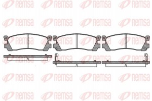 Remsa Σετ τακάκια, Δισκόφρενα - 0248.02