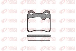 Remsa Σετ τακάκια, Δισκόφρενα - 0282.10