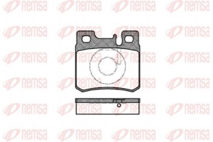 Remsa Σετ τακάκια, Δισκόφρενα - 0282.20