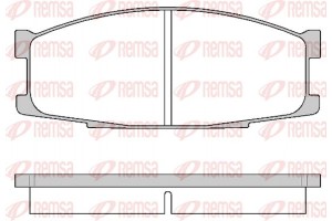 Remsa Σετ τακάκια, Δισκόφρενα - 0283.00