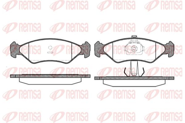 Remsa Σετ τακάκια, Δισκόφρενα - 0285.20