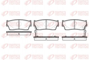 Remsa Σετ τακάκια, Δισκόφρενα - 0289.02