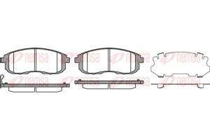 Remsa Σετ τακάκια, Δισκόφρενα - 0293.11