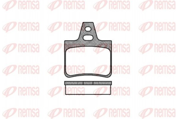 Remsa Σετ τακάκια, Δισκόφρενα - 0311.00