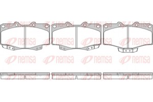 Remsa Σετ τακάκια, Δισκόφρενα - 0315.04