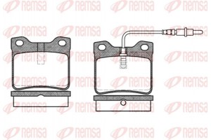 Remsa Σετ τακάκια, Δισκόφρενα - 0321.02