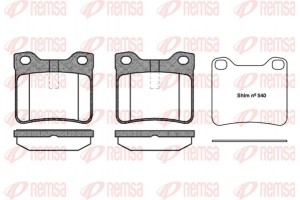 Remsa Σετ τακάκια, Δισκόφρενα - 0321.10