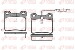 Remsa Σετ τακάκια, Δισκόφρενα - 0321.22