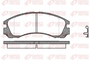Remsa Σετ τακάκια, Δισκόφρενα - 0354.22