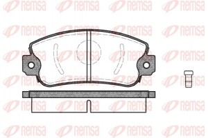 Remsa Σετ τακάκια, Δισκόφρενα - 0372.02