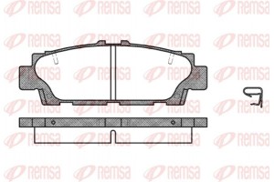 Remsa Σετ τακάκια, Δισκόφρενα - 0376.00