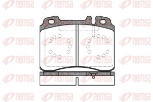 Remsa Σετ τακάκια, Δισκόφρενα - 0379.20