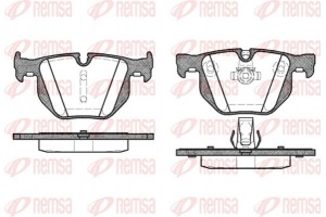 Remsa Σετ τακάκια, Δισκόφρενα - 0381.60