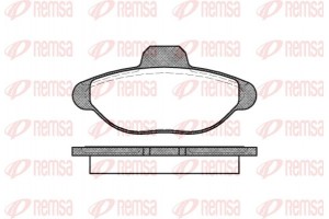 Remsa Σετ τακάκια, Δισκόφρενα - 0414.00