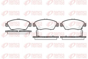 Remsa Σετ τακάκια, Δισκόφρενα - 0418.02