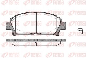 Remsa Σετ τακάκια, Δισκόφρενα - 0427.02