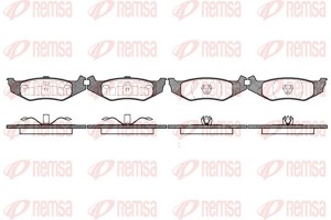 Remsa Σετ τακάκια, Δισκόφρενα - 0493.00