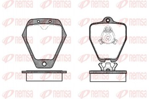 Remsa Σετ τακάκια, Δισκόφρενα - 0508.10