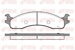 Remsa Σετ τακάκια, Δισκόφρενα - 0573.00