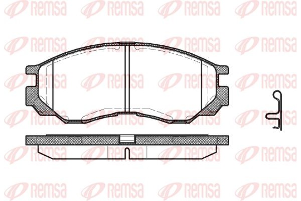 Remsa Σετ τακάκια, Δισκόφρενα - 0583.00