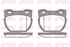 Remsa Σετ τακάκια, Δισκόφρενα - 0584.00