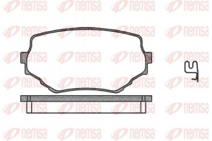 Remsa Σετ τακάκια, Δισκόφρενα - 0594.02