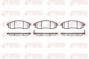 Remsa Σετ τακάκια, Δισκόφρενα - 0598.12