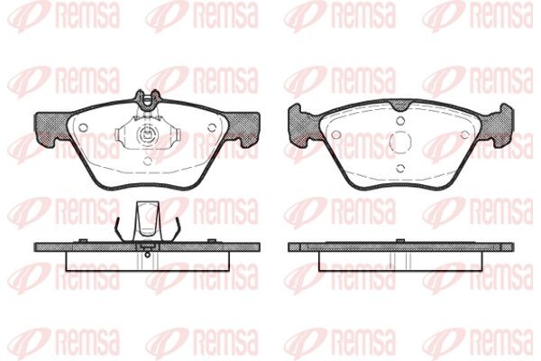 Remsa Σετ τακάκια, Δισκόφρενα - 0601.00