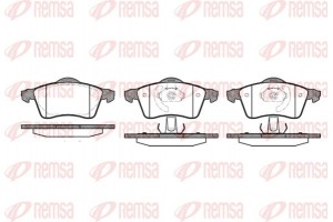 Remsa Σετ τακάκια, Δισκόφρενα - 0618.00