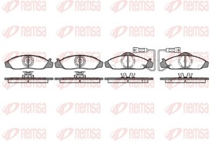 Remsa Σετ τακάκια, Δισκόφρενα - 0624.02