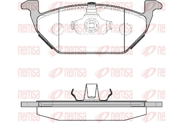 Remsa Σετ τακάκια, Δισκόφρενα - 0633.00