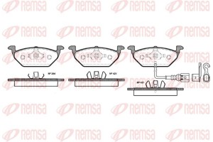 Remsa Σετ τακάκια, Δισκόφρενα - 0633.21