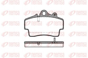 Remsa Σετ τακάκια, Δισκόφρενα - 0653.00