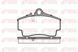 Remsa Σετ τακάκια, Δισκόφρενα - 0654.00