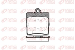 Remsa Σετ τακάκια, Δισκόφρενα - 0678.00