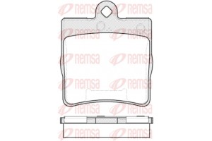 Remsa Σετ τακάκια, Δισκόφρενα - 0678.10