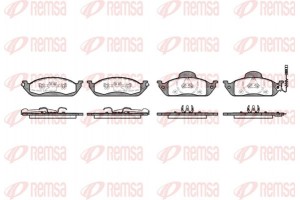 Remsa Σετ τακάκια, Δισκόφρενα - 0697.01