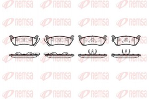 Remsa Σετ τακάκια, Δισκόφρενα - 0698.01