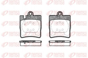 Remsa Σετ τακάκια, Δισκόφρενα - 0709.10