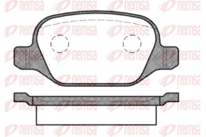 Remsa Σετ τακάκια, Δισκόφρενα - 0727.10