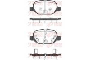Remsa Σετ τακάκια, Δισκόφρενα - 0727.32