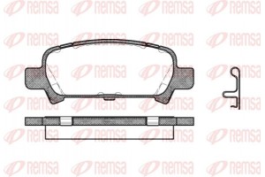 Remsa Σετ τακάκια, Δισκόφρενα - 0729.02