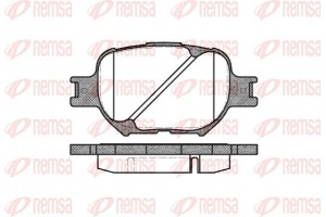 Remsa Σετ τακάκια, Δισκόφρενα - 0742.00