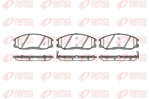 Remsa Σετ τακάκια, Δισκόφρενα - 0771.02