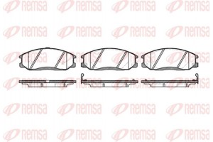 Remsa Σετ τακάκια, Δισκόφρενα - 0771.22