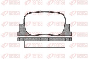 Remsa Σετ τακάκια, Δισκόφρενα - 0801.00